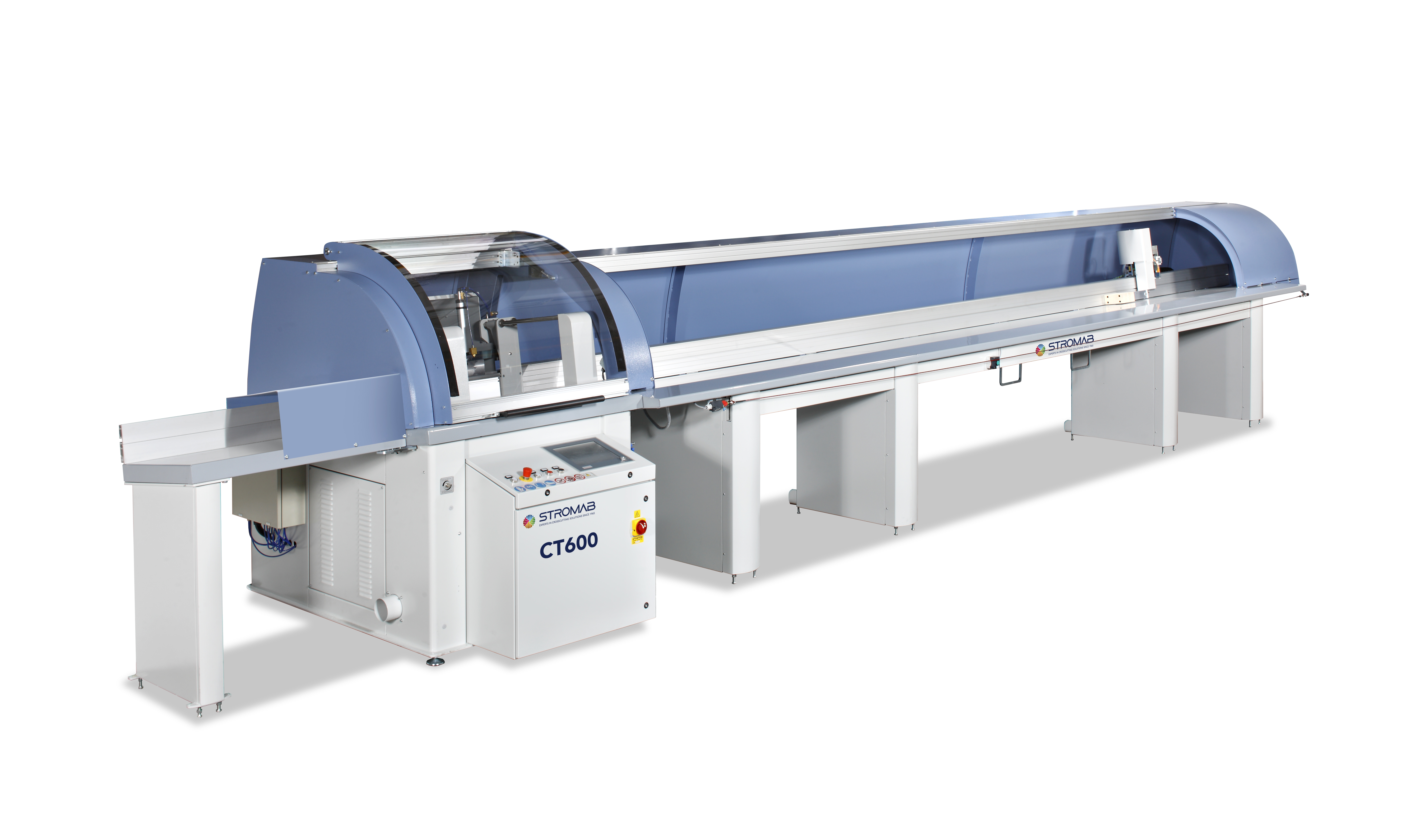 STROMAB CT600 AUTOMATIC PUSH FEED CROSSCUT SAW FOR STRAIGHT AND ANGLED CUTTING