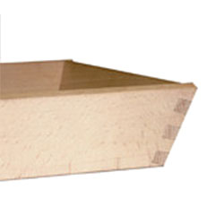 wood angled box joint