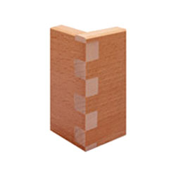 box joint dovetail wood