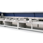 STROMAB TR601 MXA HEAVY DUTY OPTIMIZING PUSH FEED CROSSCUTTING SAW WITH IN-FEED LOADING CHAINS