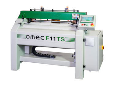 Omec F11TS CNC dovetail machine with dual spindle speeds and 7-inch touchscreen – Macoser USA